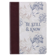 Agenda de lujo Be still and know - Gris