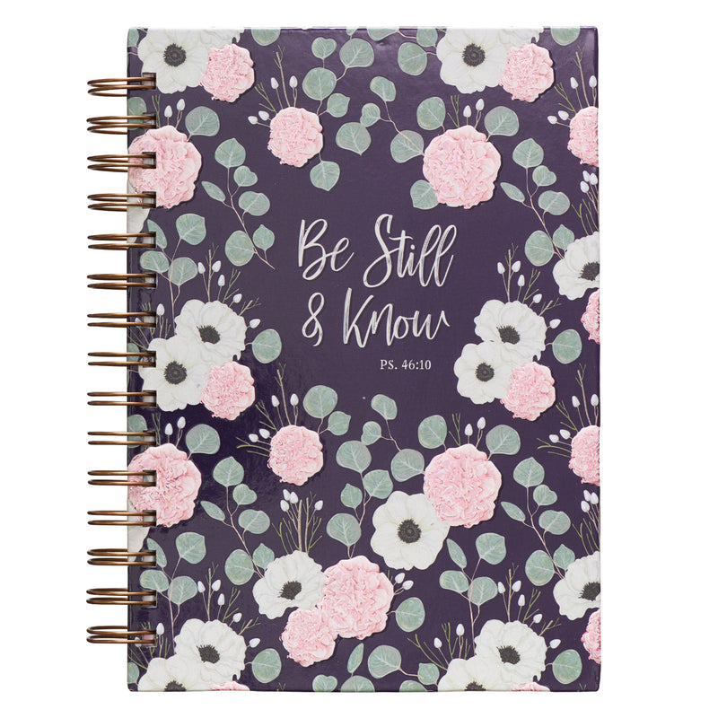 Be Still & Know Large Hardcover Wirebound Journal – Psalm 46:10