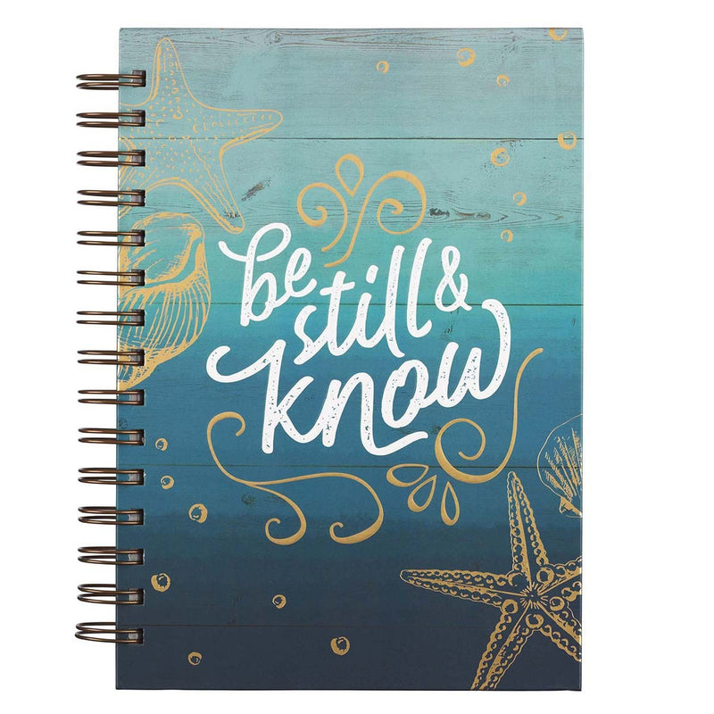Cuaderno Be still & know Salmo 46:10- Azul