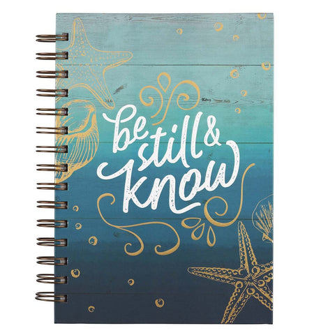 Cuaderno Be still & know Salmo 46:10- Azul