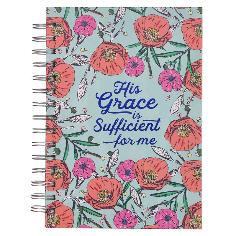 His Grace Large Wirebound Journal