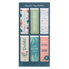 Set de Separadores Floral Garden Magnetic Bookmark
