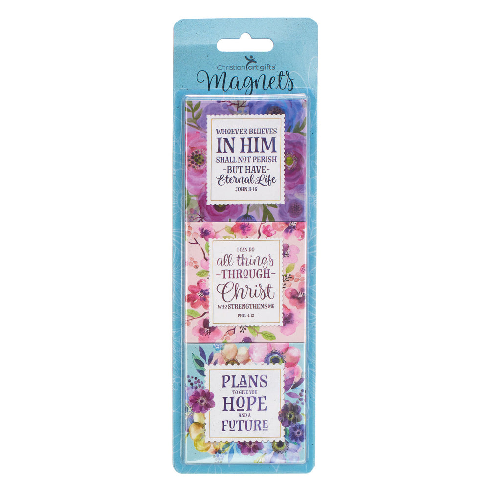 Juego de imanes pastel floral