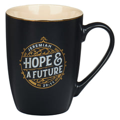 Mug Hope and Future Black & Gold