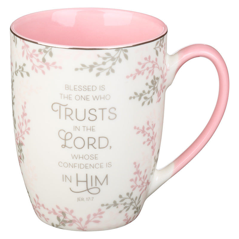 Mug Cerámica- Strength & Dignity Morado. Jer. 17:7