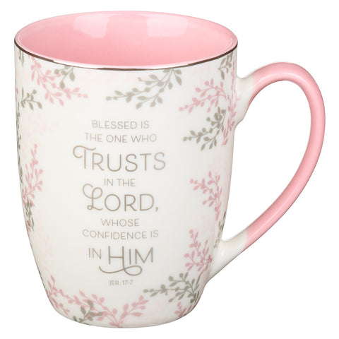 Mug Cerámica- Strength & Dignity Morado. Jer. 17:7