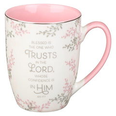 Mug Cerámica- Strength & Dignity Morado. Jer. 17:7