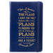 I Know The Plans Hardcover LuxLeather Notebook with Elastic Closure - Jeremiah 29:11