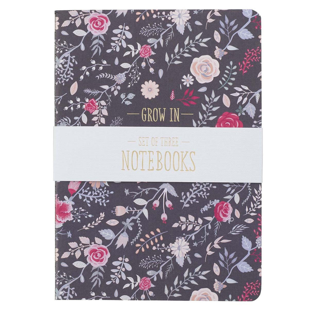 Grace, Love, Faith Large Notebook Set
