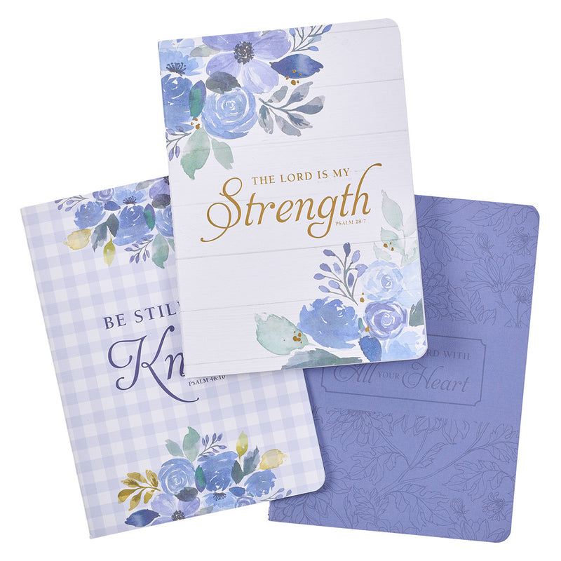 Azukl Notebook Strength notebook set - Azul — Coffee & Jesus