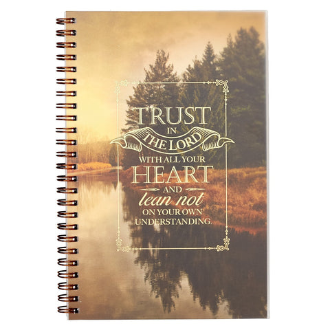 Libreta Trust in the Lord with All Your Heart - Proverbs 3:5