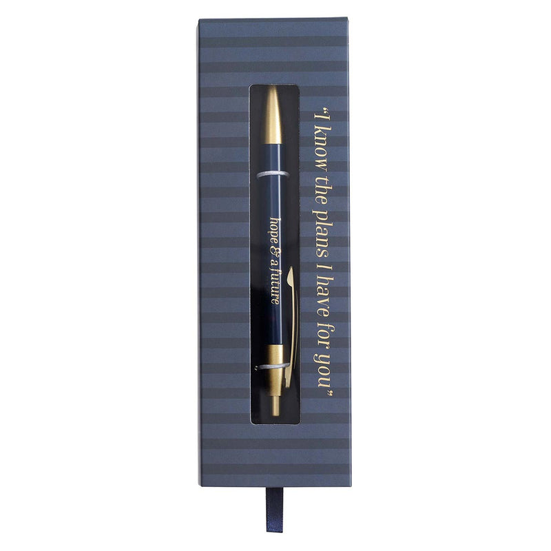 Hope & a Future Navy Classic Pen - Jeremiah 29:11