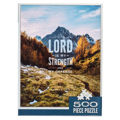 Rompecabezas Strength & Defense Mountain Top 500-piece Jigsaw Puzzle - Exodus 15:2