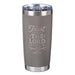 Trust In The LORD Taupe Stainless Steel Mug - Proverbs 3:5