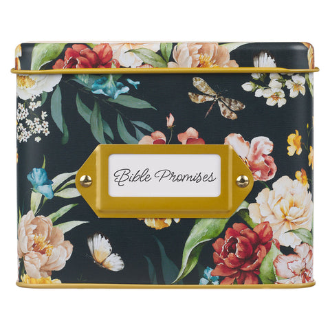 Promesas - Black Floral Bible