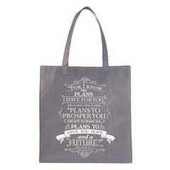 For I Know the Plans Tote Shopping Bag Jeremiah 29:11