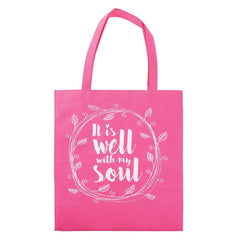 Bolsa de tela: It is well with my soul - CAG