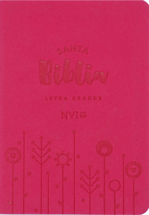 Biblia, letra Grande compacta, fucsia - NVI