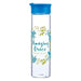 Botella de vidrio para agua - Amazing Grace - Azul - Coffee & Jesus