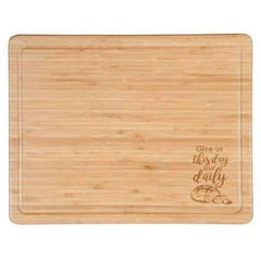 Tabla de cortar Bamboo Give us this day