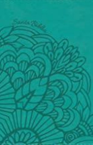 Biblia letra grande, tamaño manual, aqua con indice - NVI