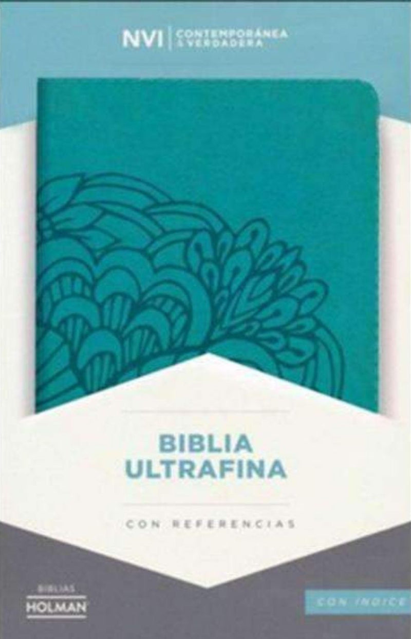 Biblia ultrafina Aqua símil piel - NVI