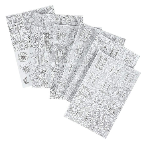 Tablas de indice biblico coloreables - CAG - Coffee & Jesus