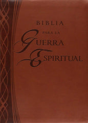 Biblia para la guerra espiritual, imitación piel marrón - RVR 1960