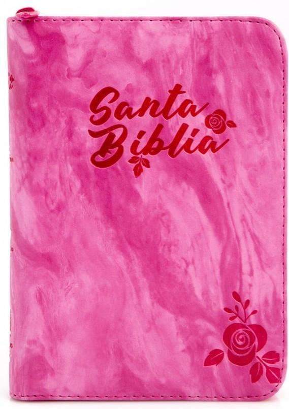 Santa Biblia fucsia con cierre - RVR - Coffee & Jesus