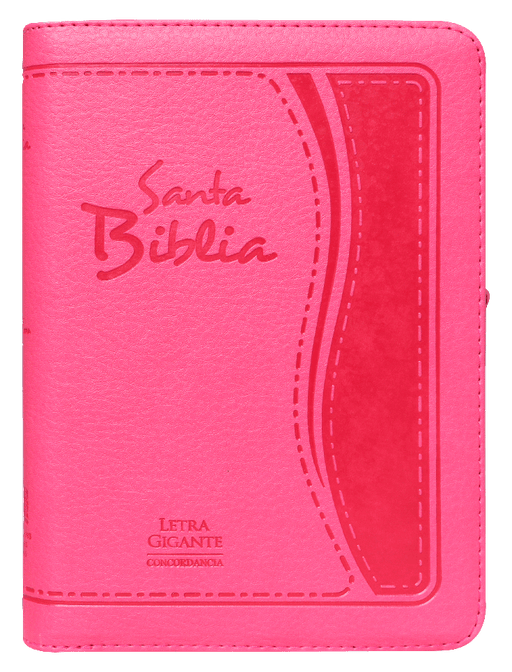 Santa Biblia RVR 1960 Letra gigante rosa - Coffee & Jesus