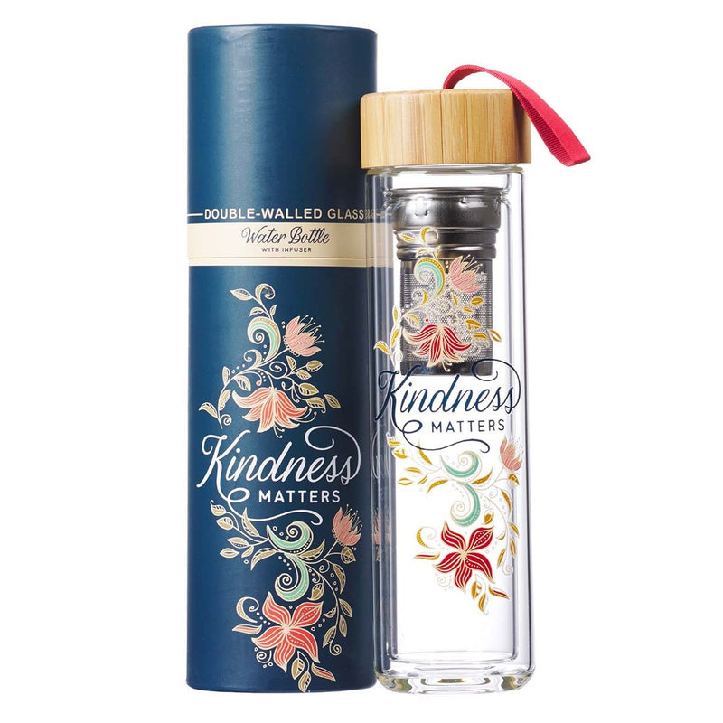 Botella en vidrio para infusión, Kindness Matters