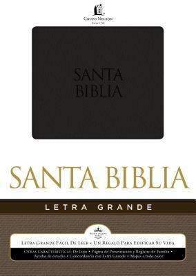 Biblia letra grande, imitación piel negro - RVR 1960