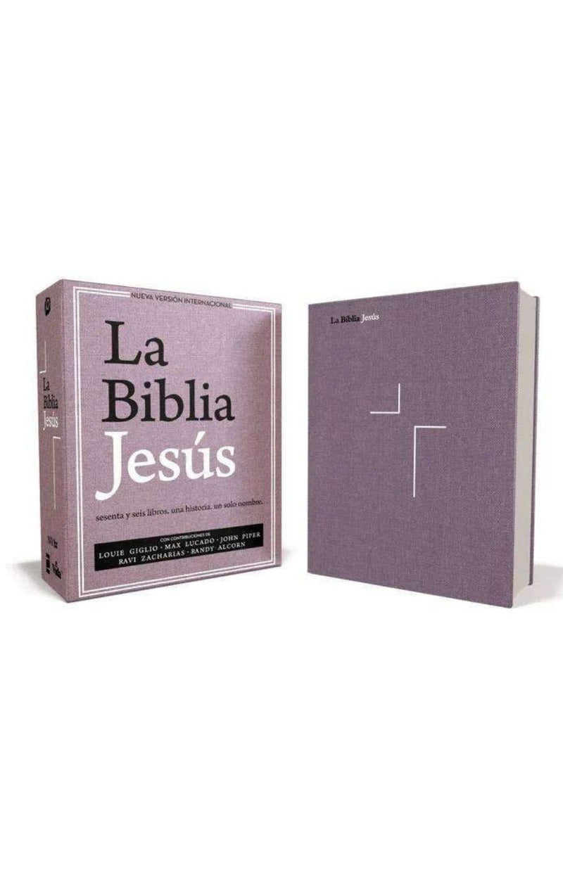 Biblia Jesús: Tela lavanda - NVI