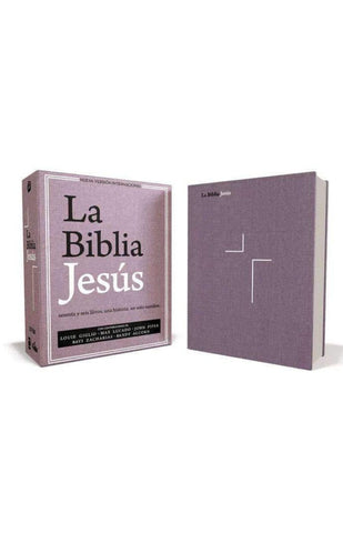 Biblia Jesús: Tela lavanda - NVI