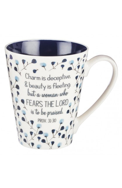 Charm is Deceptive and Beauty is Fleeting Mug - John 3:16